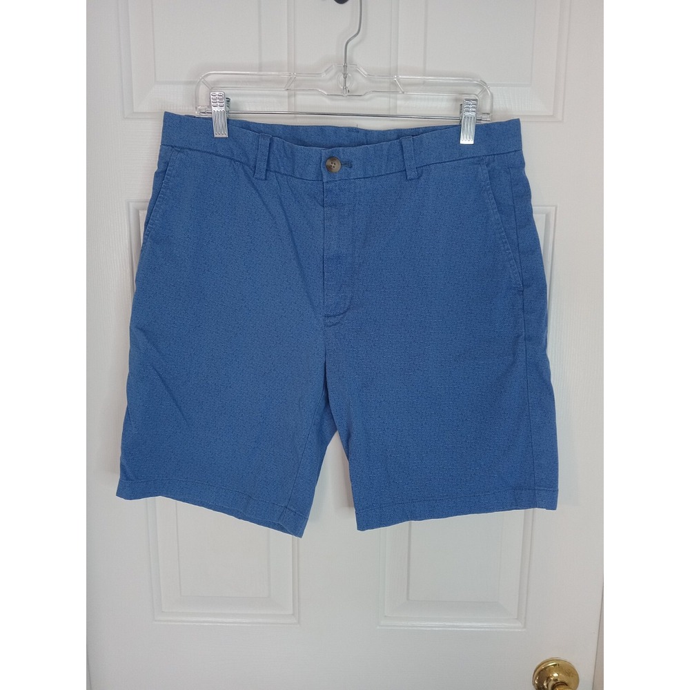 Vineyard Vines Mens Shorts Size 36 Blue Chino Flat Front Pockets Summer Starfish